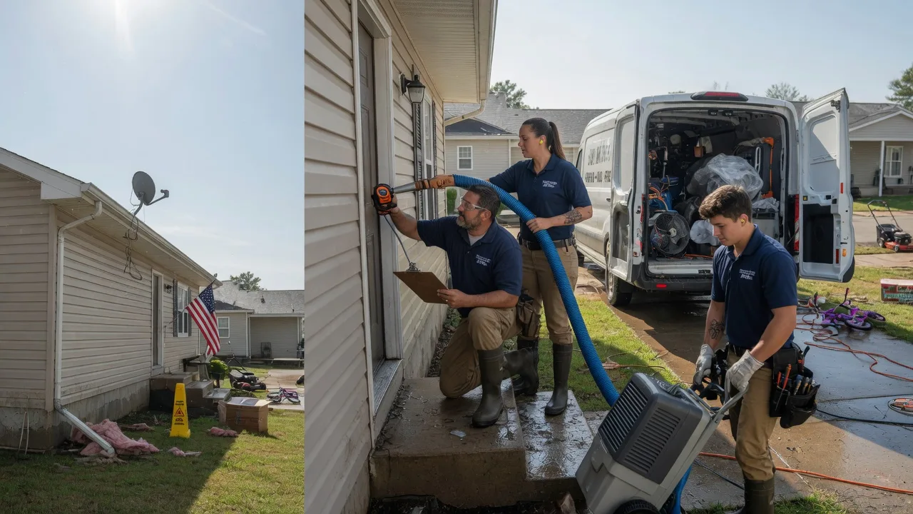 Ceiling Water Damage Restoration in Fountain City, WI near me